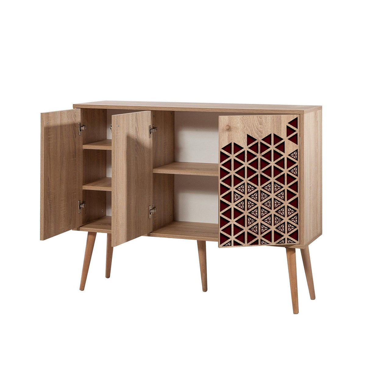 Consolă Mega - Console 2, Stejar Sonoma, 90x60x120 cm