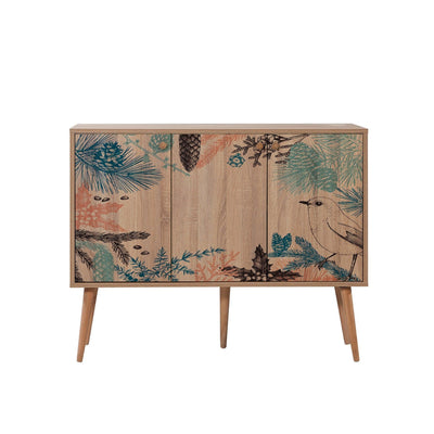 Consolă Mega - Console 5, Stejar Sonoma, 90x60x120 cm