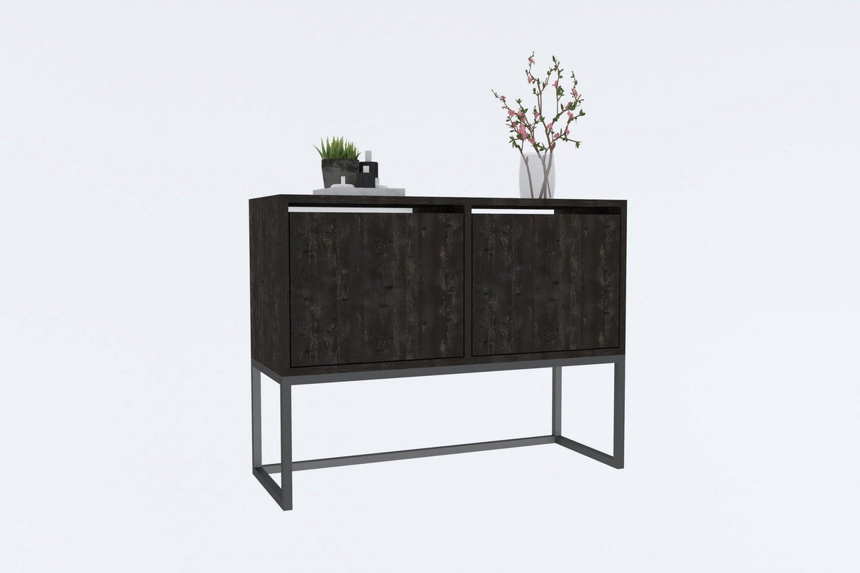 Consolă Room, Gri, 90x70x34 cm