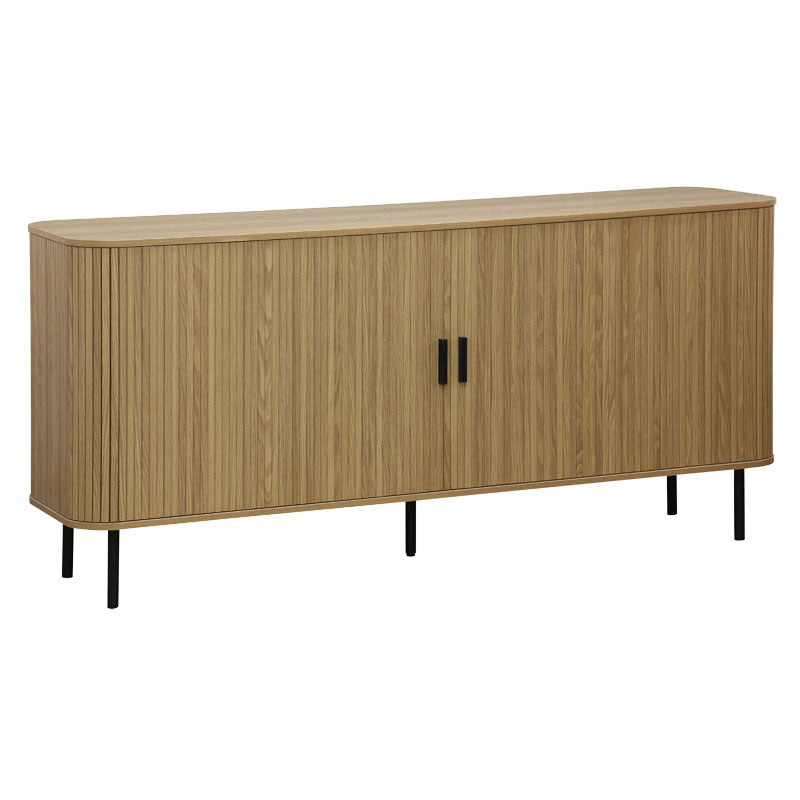 Consolă Scandi MDF, Natural, 170x45x80 cm, imagine suplimentara