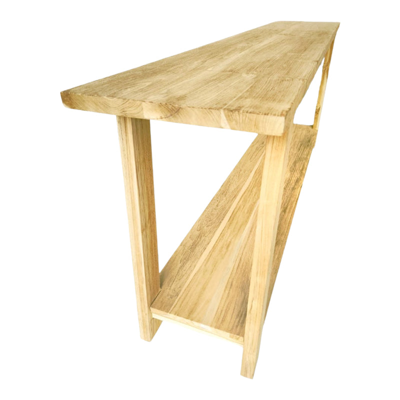 Consolă, Teak, Natur, 200x40x80 cm, detaliu produs
