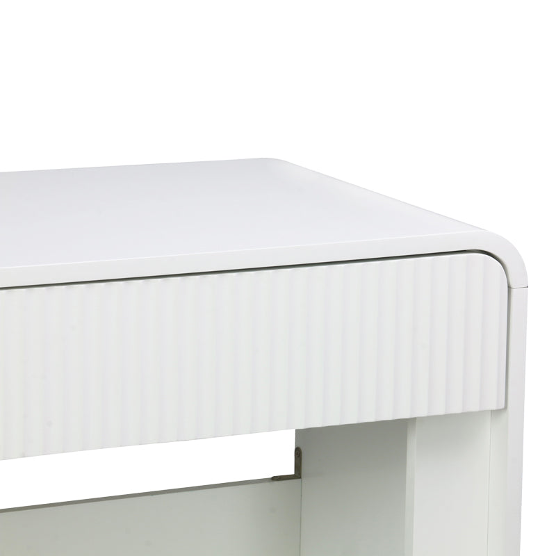 Consola Zaplen din MDF, Alb, 110x38x75 cm