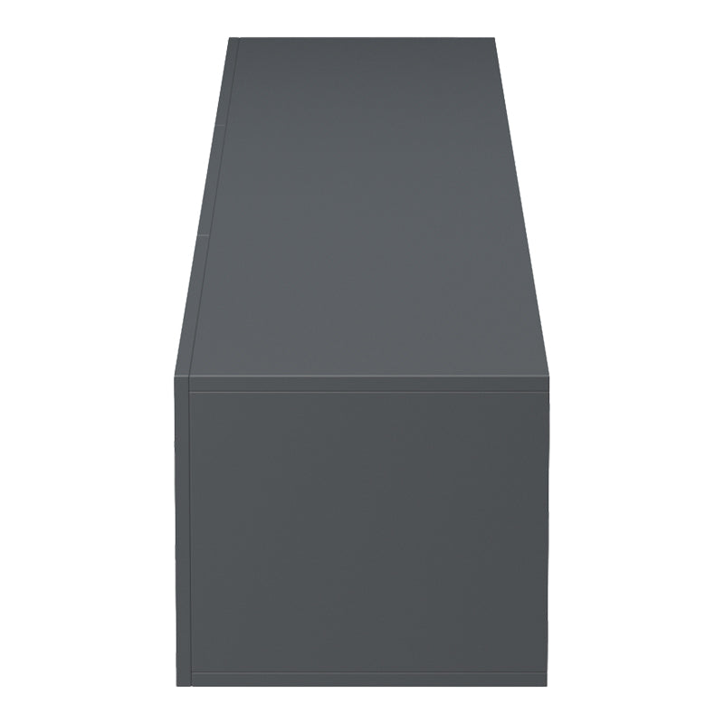 Corp TV de perete cu LED Rival, Modern, Pal melaminat, Antracit, 210x35x30 cm
