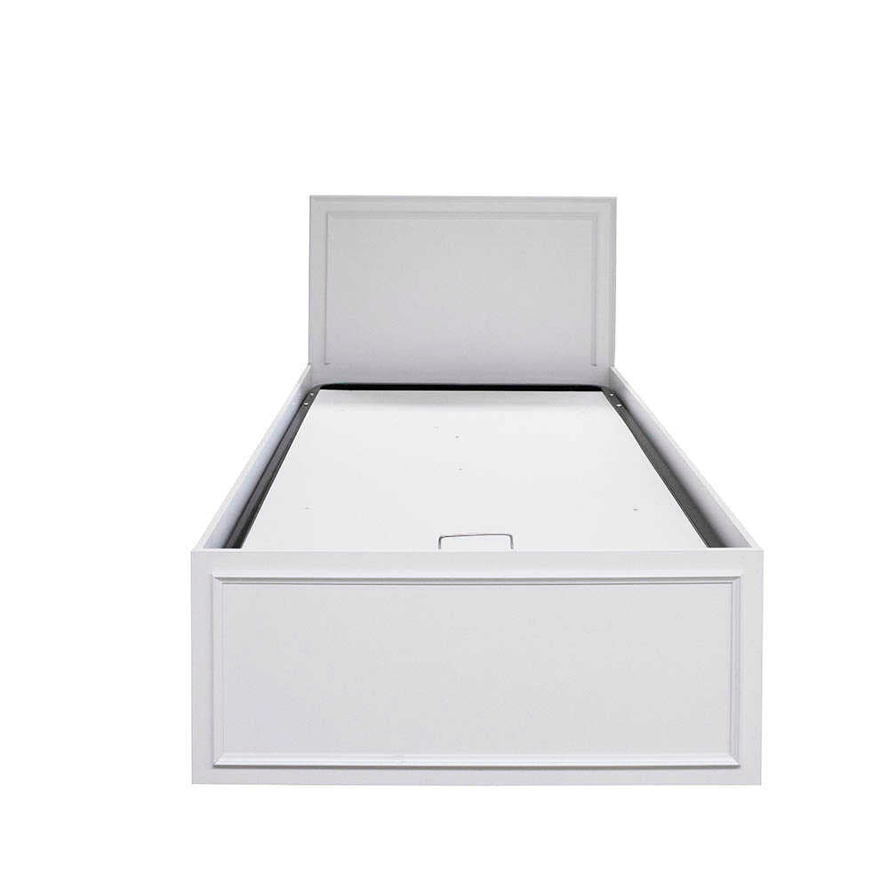 Pat de o persoana Adore Country cu loc de depozitare, 105 x 105 x 205 cm