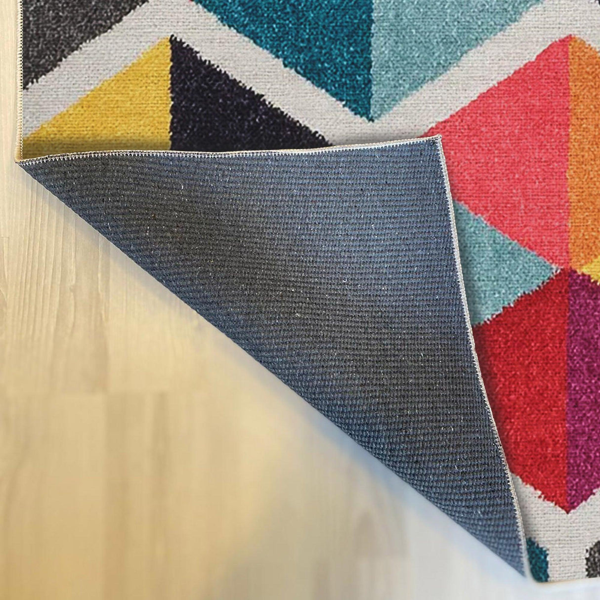 Covor Living - Hol Curcubeu, Lavabil, Antiderapant, 80x150 cm