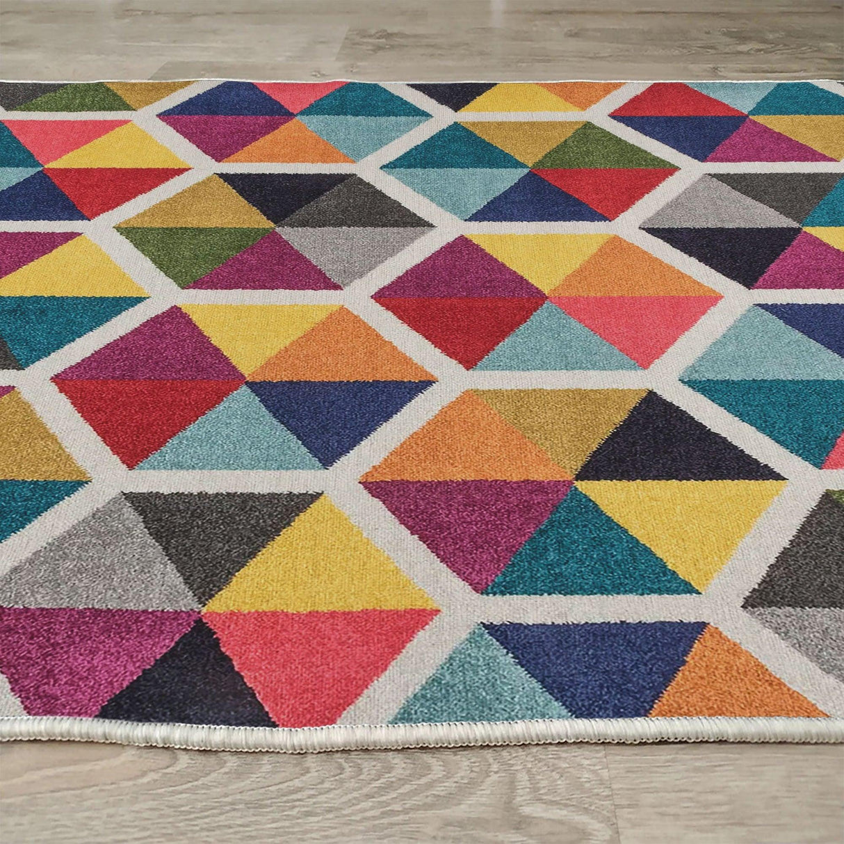 Covor Living - Hol Curcubeu, Lavabil, Antiderapant, 80x150 cm