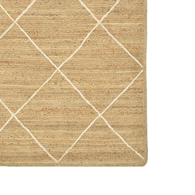 Covor Strike iuta, bej-Crem, 120x180 cm, imagine suplimentara
