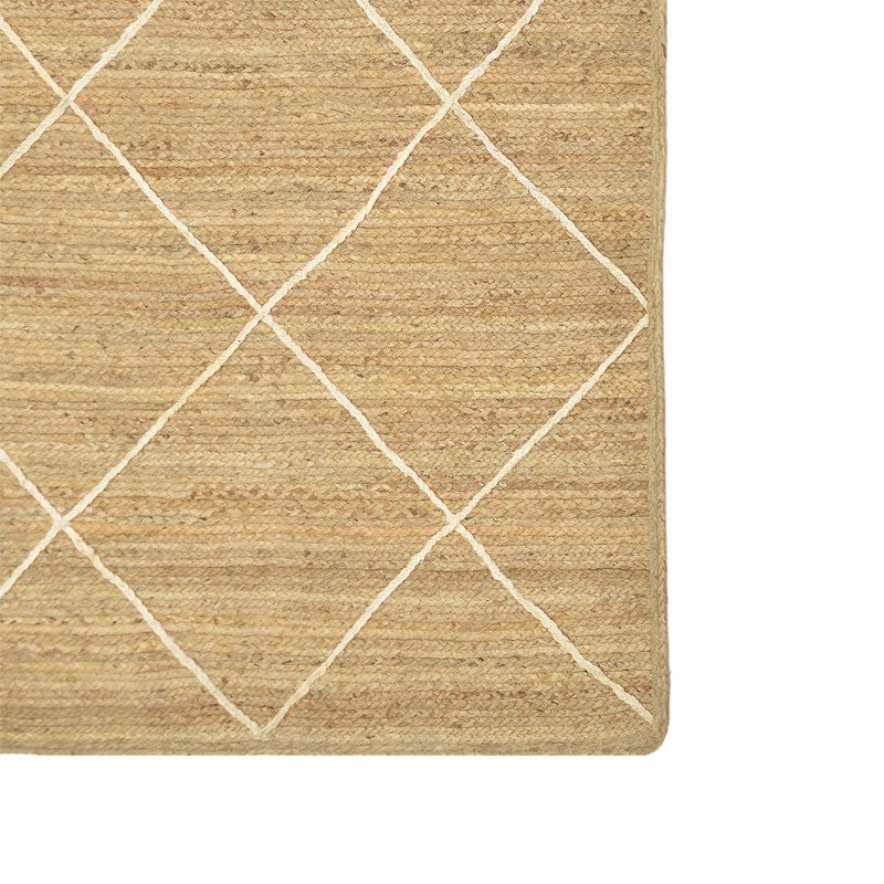 Covor Strike iuta, bej-Crem, 120x180 cm, imagine suplimentara
