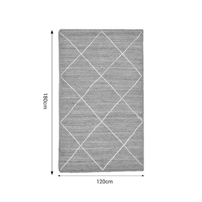 Covor Strike iuta, bej-Crem, 120x180 cm, detaliu produs