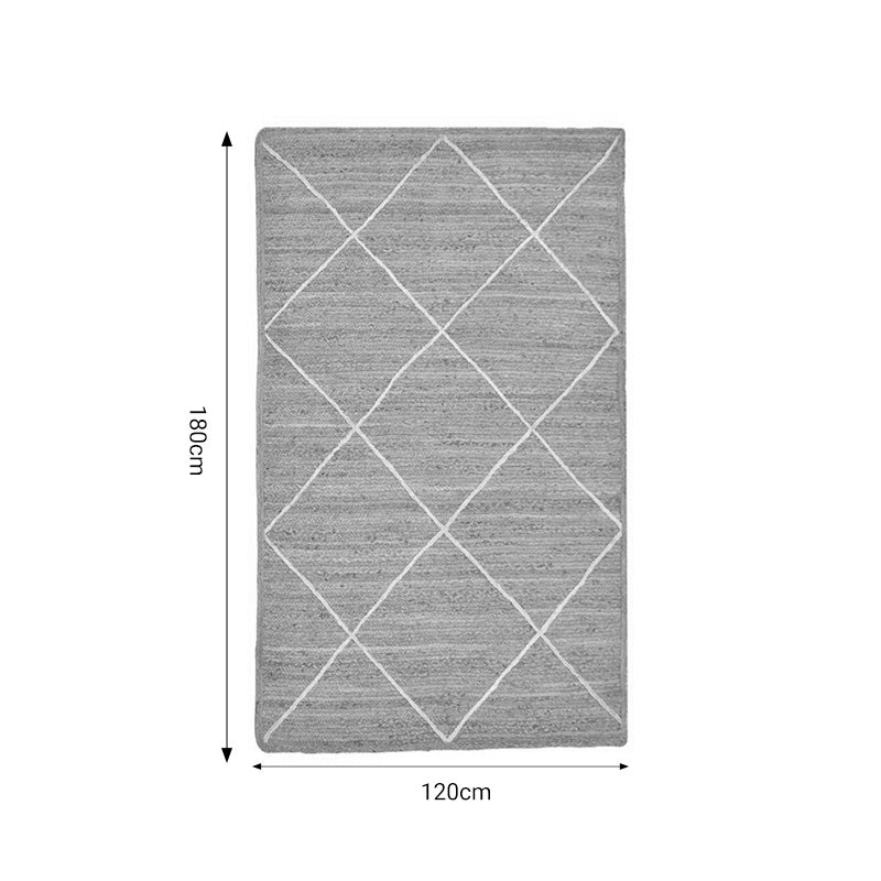 Covor Strike iuta, bej-Crem, 120x180 cm, detaliu produs