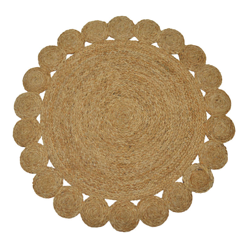 Covor Voni iuta Natural D100x1 cm