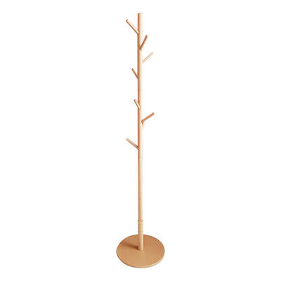 Cuier de paltoane tip pom Driko din lemn Natural 38x38x174 cm