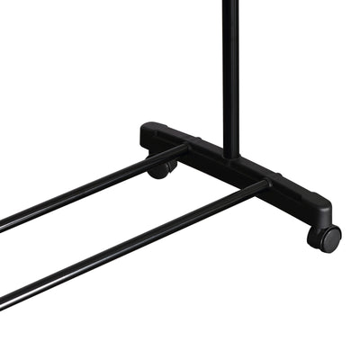 Cuier de podea Wizak din metal, Negru, 74.5x41.5x157 cm, detaliu finisaj, metal, PP, pentru dormitor
