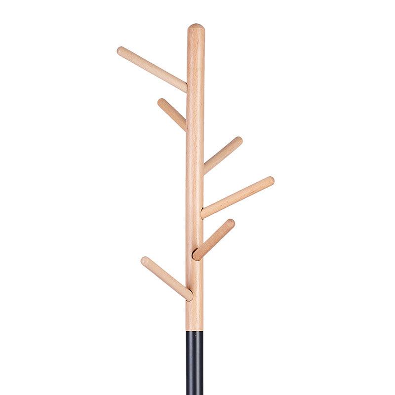 Cuier Marianna metal, Alb - Negru, D37x169 cm - Negru