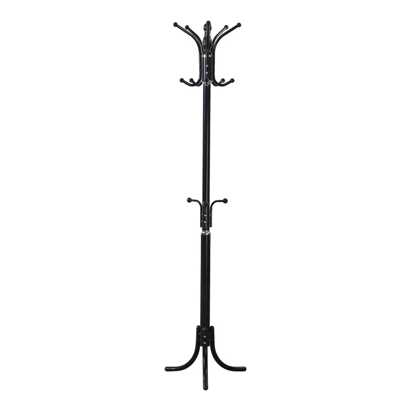 Cuier metalic Mendora, Negru, 40x40x180 cm - Negru