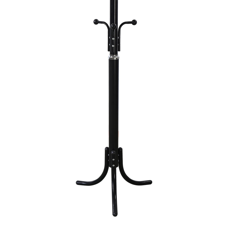 Cuier metalic Mendora, Negru, 40x40x180 cm - Negru