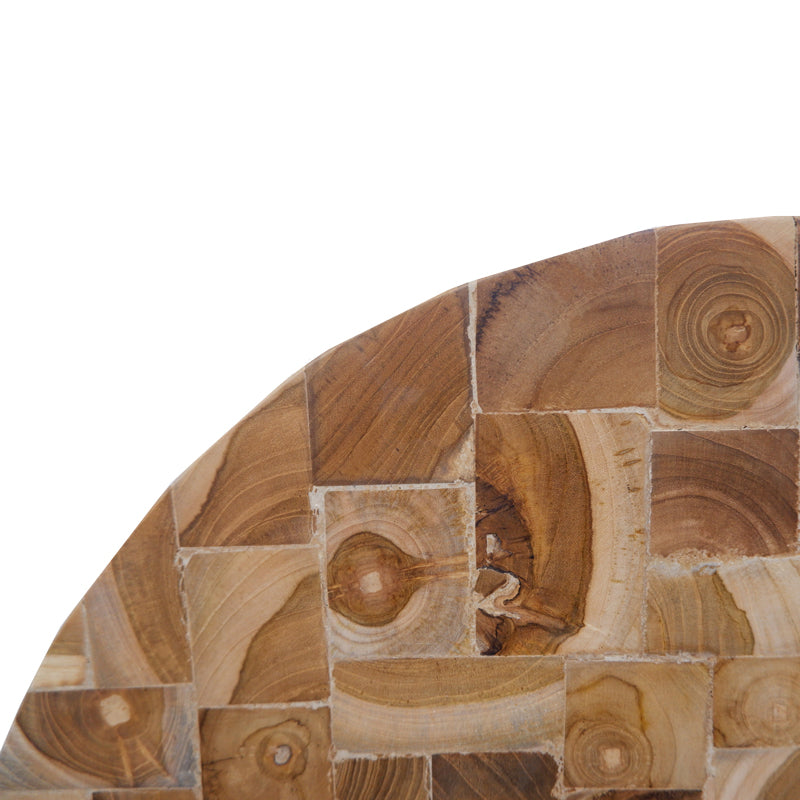 Decoratiune de perete din lemn Sorendine Boho, Natural, 60x60x6 cm, imagine suplimentara