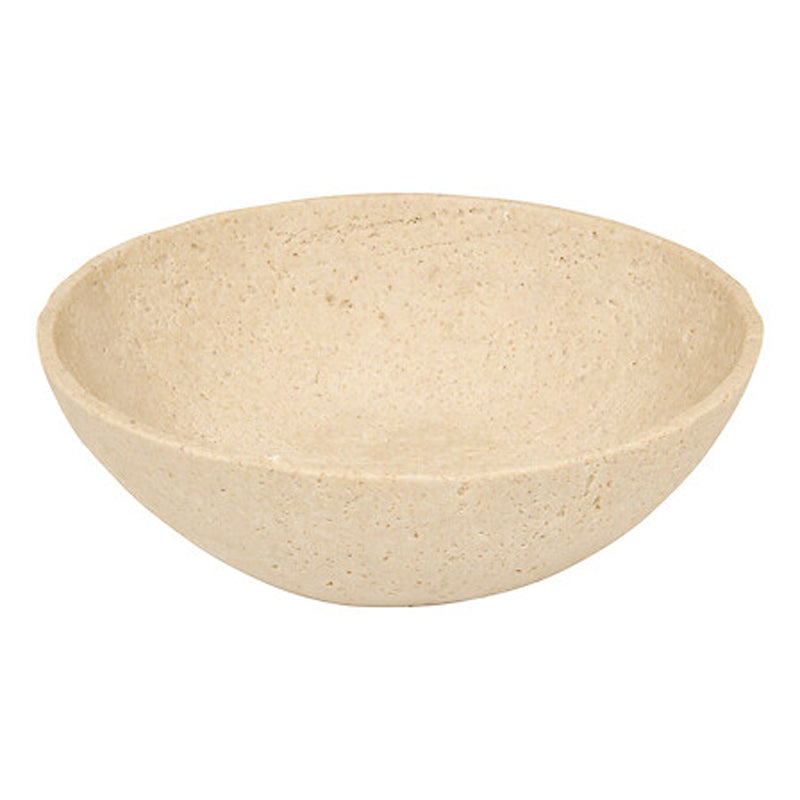 Decorațiune metal Decorative bowl Serio polyresin, bej, Ø25x8 cm