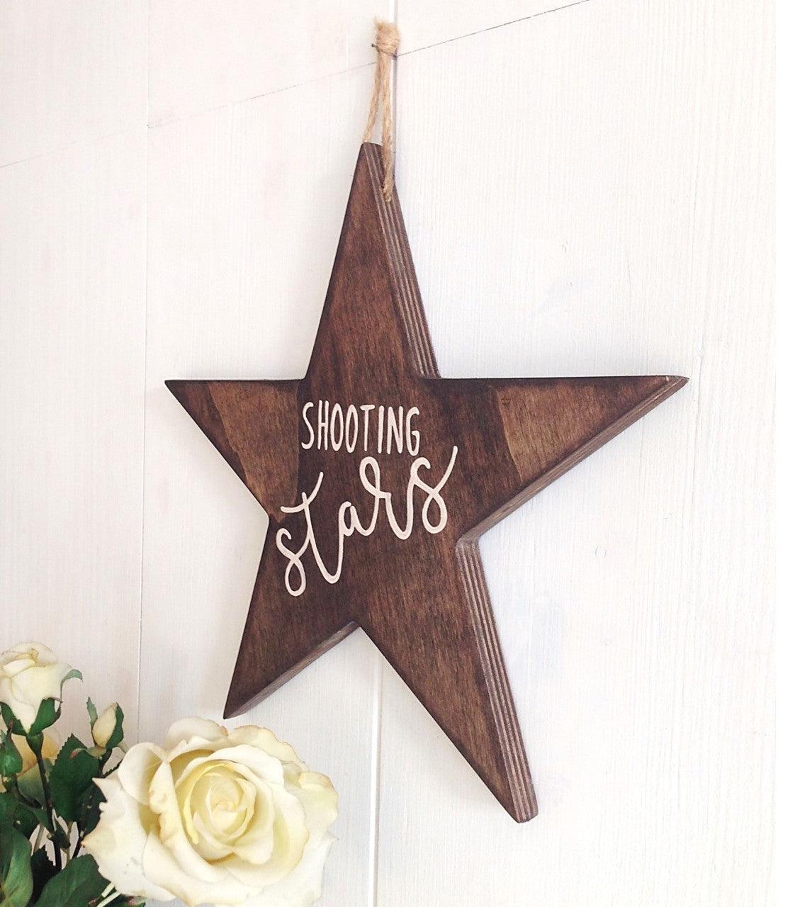 Decorative Wooden Wall Accessory All Stars, Nuc, 2x35x35 cm