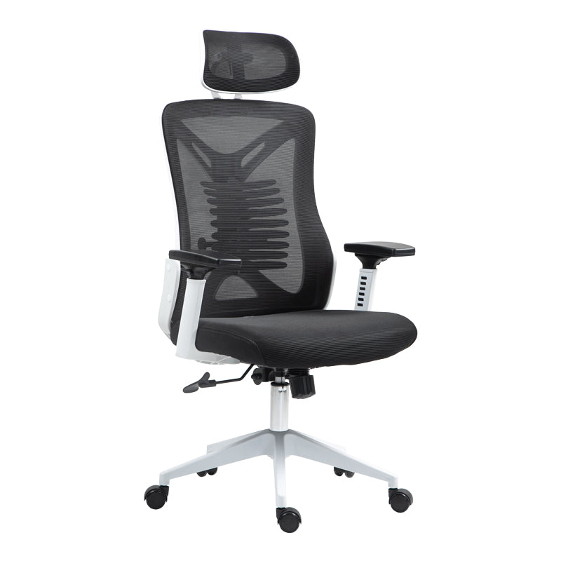Director scaun birou Andrew plasa Gri inchis 65x61x125 cm