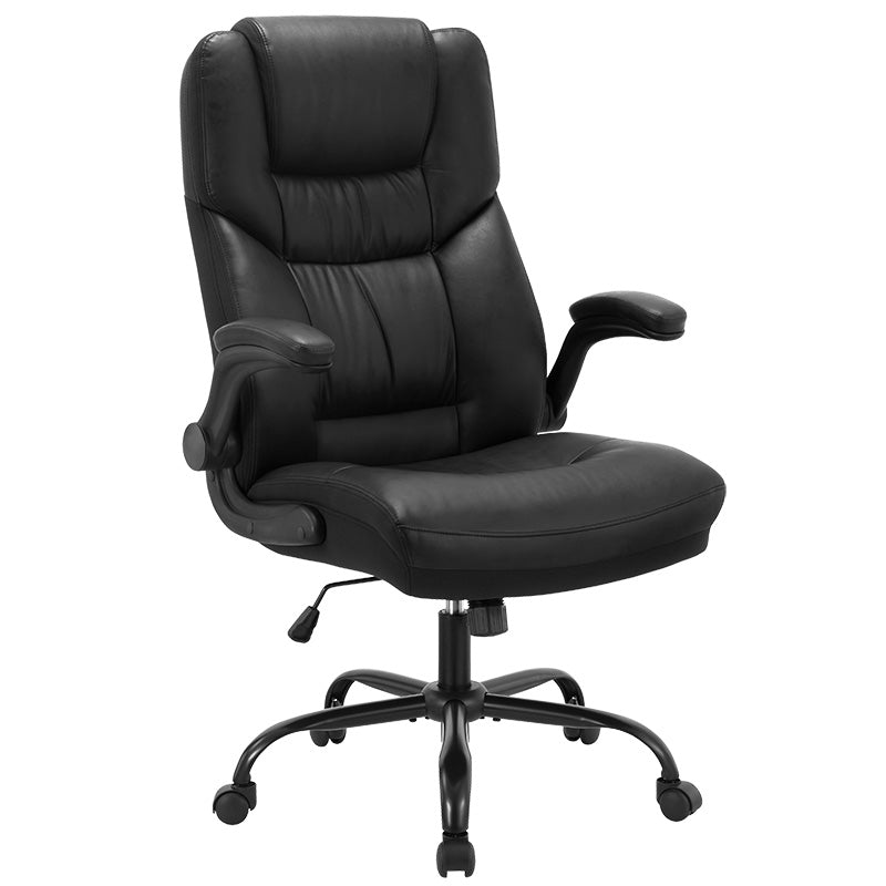 Director scaun de birou Stellar pu, Negru, 70x77x110 cm
