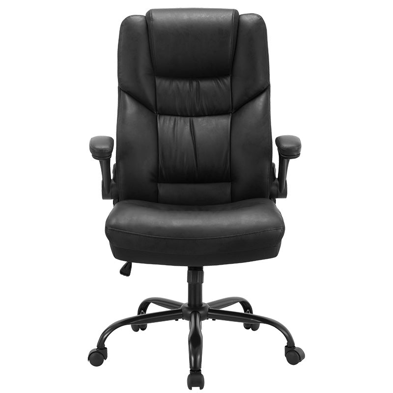 Director scaun de birou Stellar pu, Negru, 70x77x110 cm