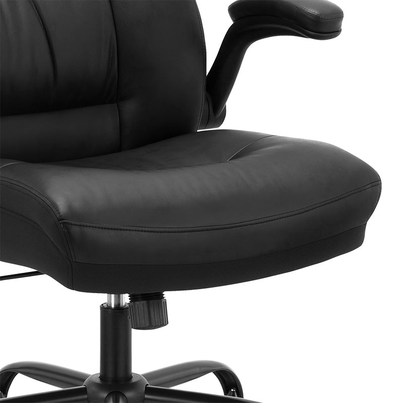 Director scaun de birou Stellar pu, Negru, 70x77x110 cm