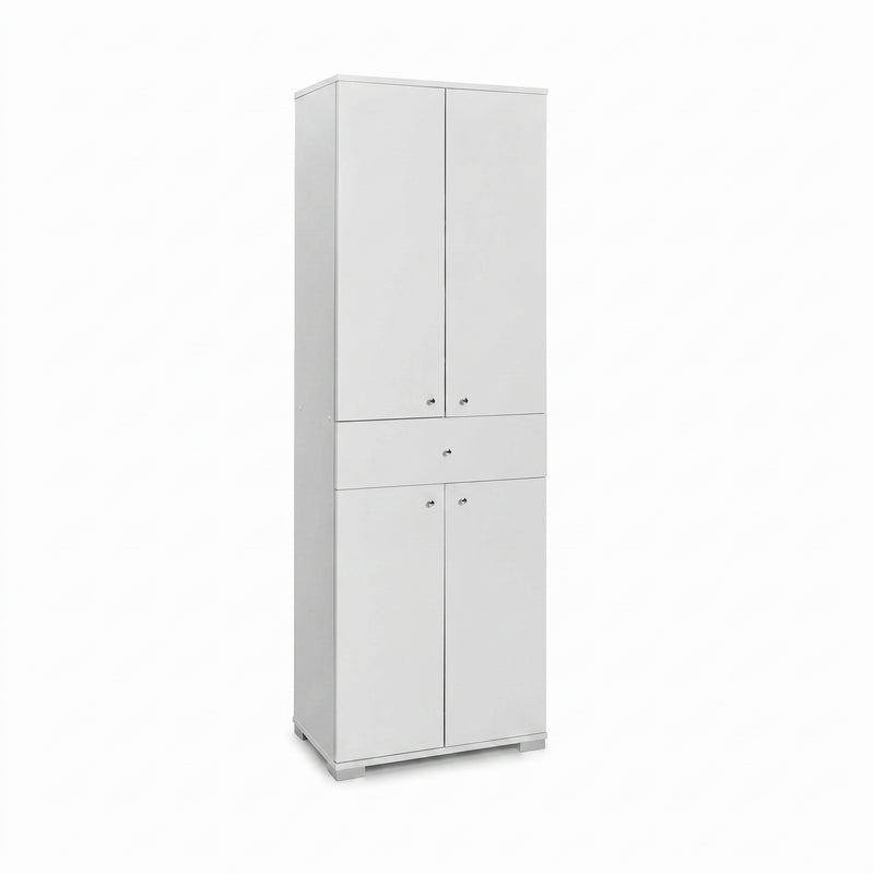 Dulap Adore Diamond, Multifunctional, 4 usi, 4 rafturi, 1 sertar 60 x 187 x 40 cm