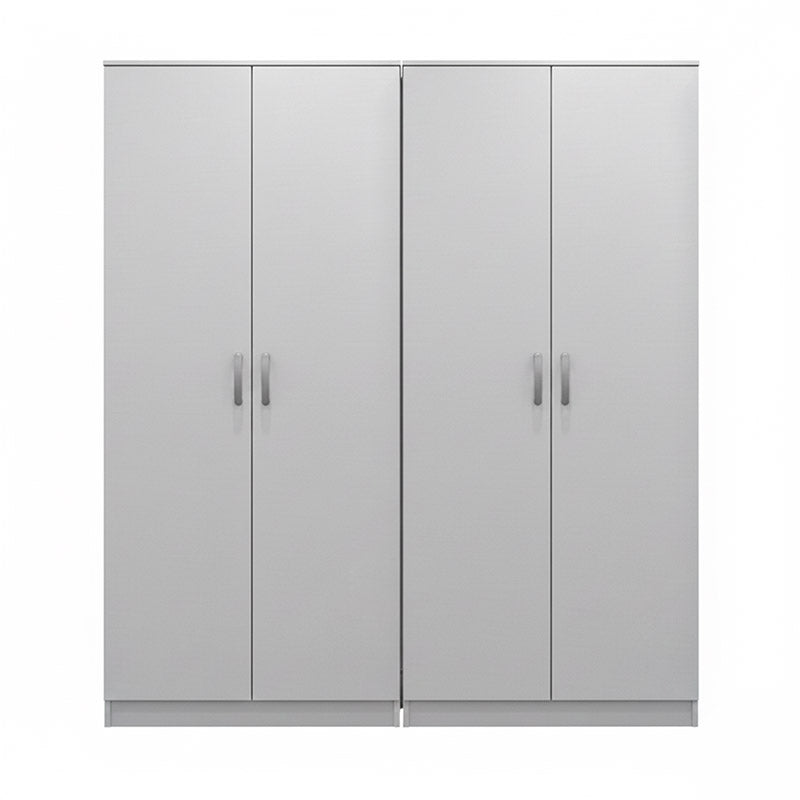 Dulap Athos I cu 4 usi, 160x42x180 cm - Alb