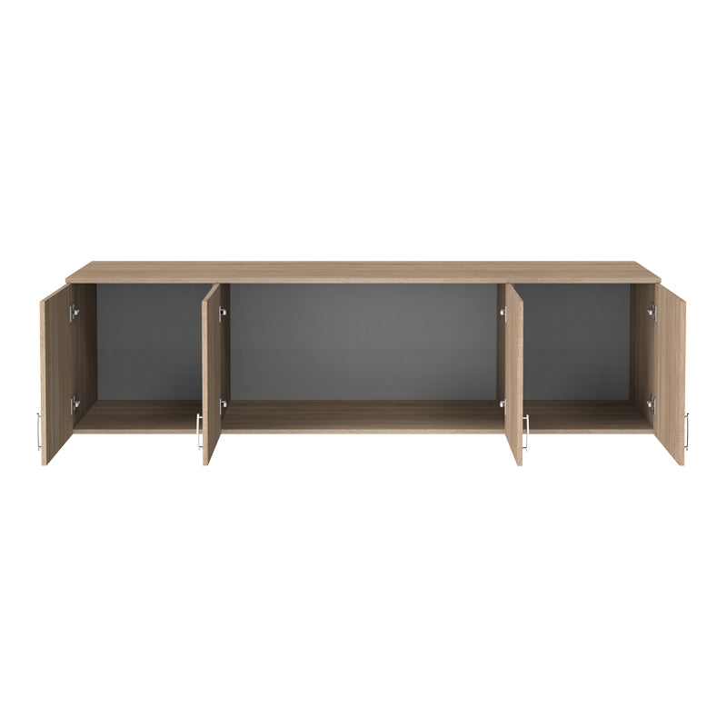 Dulap cu patru uși Royal Loft, Sonoma, 200x58x53 cm - Stejar