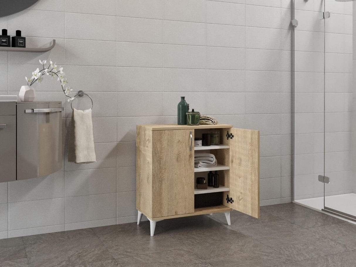 DULAP DE BAIE Bengal - Oak, Stejar, 37x83x70 cm