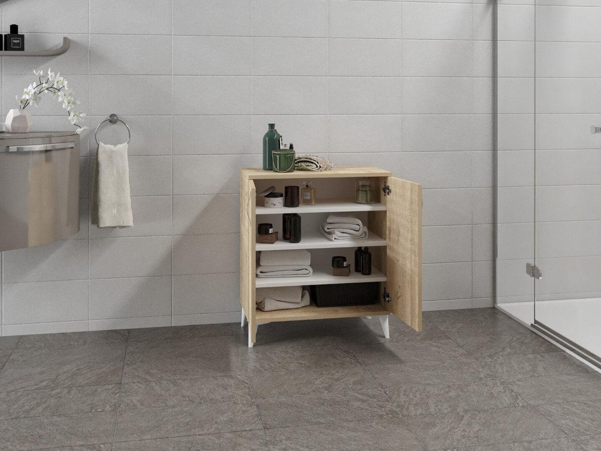 DULAP DE BAIE Bengal - Oak, Stejar, 37x83x70 cm