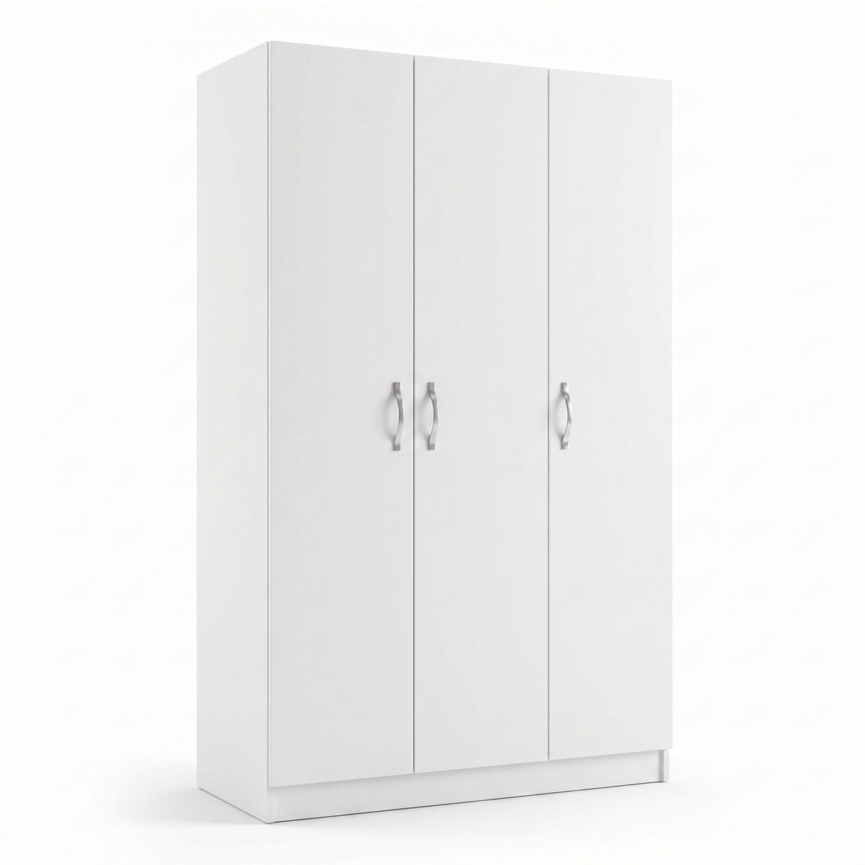 Dulap Haine Adore Diamond 3 Usi cu umeras, Alb, 80x45x170 cm