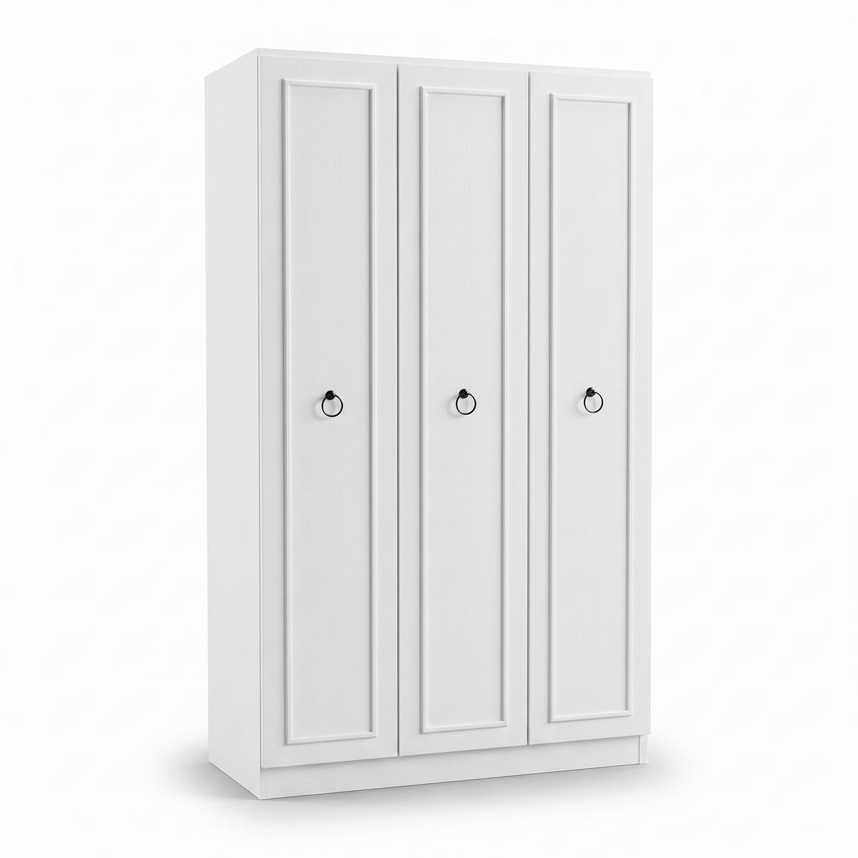 Dulap Haine Adore Hampton, 3 usi, Alb, 103x185x52 cm