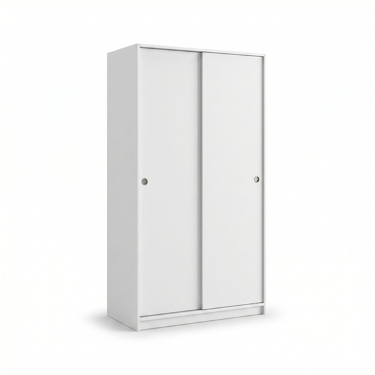 Dulap Haine Adore Slide Compact, 2 usi glisante, 94x182x52 cm - Alb