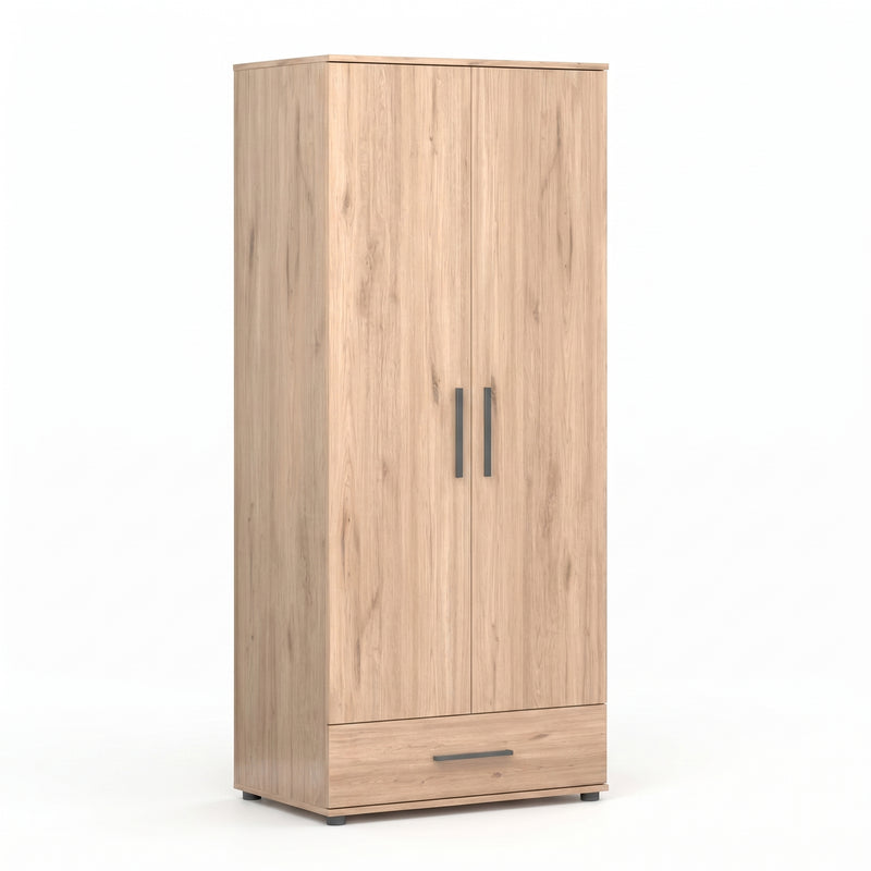 Dulap Haine Adore Trendline cu 2 usi si sertar, 80 x 187 x 52 cm