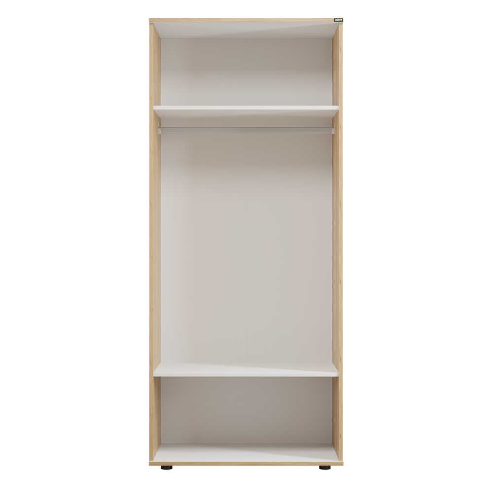 Dulap Haine Adore Trendline cu 2 usi si umeras, Alb - Stejar, 80x187x47 cm - Dulap Haine Adore Trendline cu 2 usi si umeras, Alb - Stejar, 80x187x47 cm