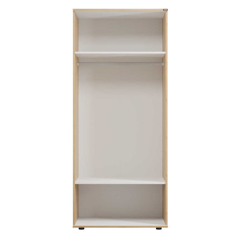 Dulap Haine Adore Trendline cu 2 usi si umeras, Alb - Stejar, 80x187x47 cm