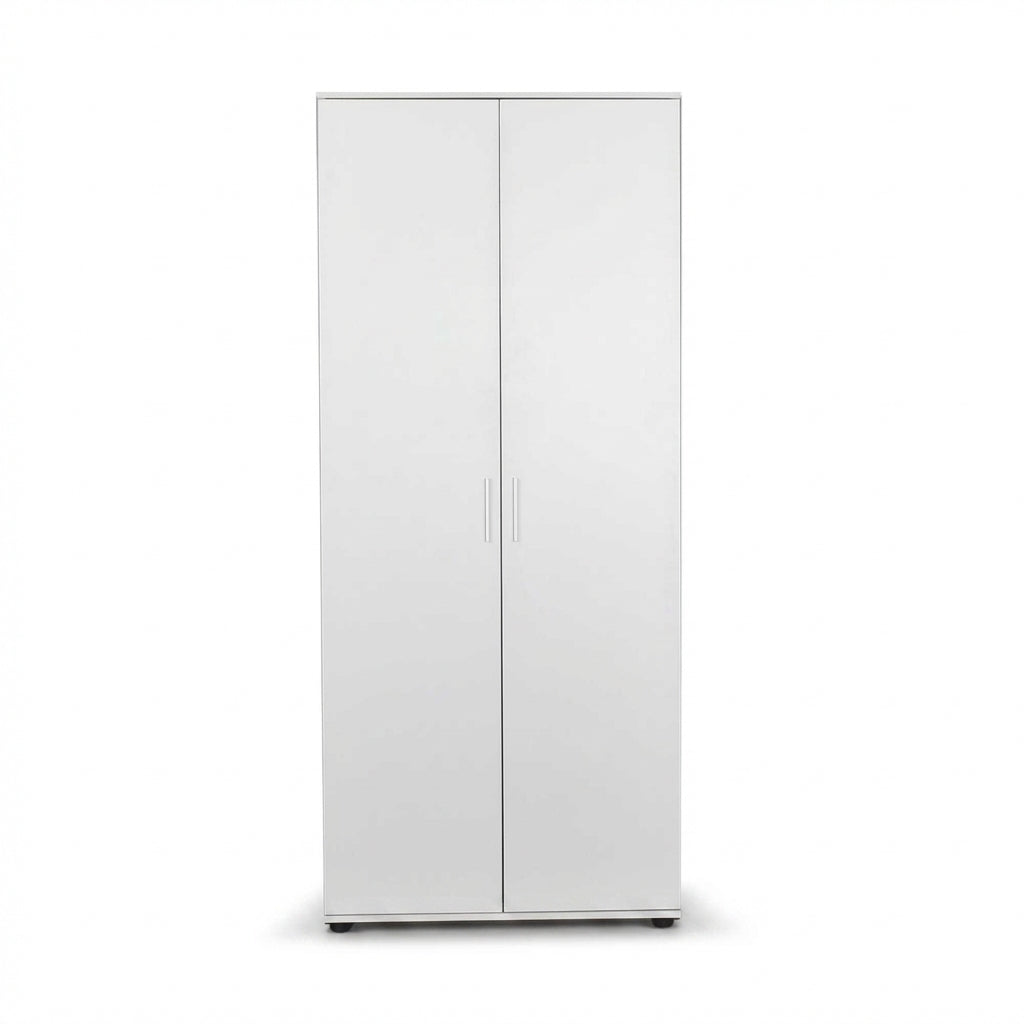 Dulap Haine Adore Trendline cu 2 usi si umeras, Alb - Stejar, 80x187x47 cm - Alb