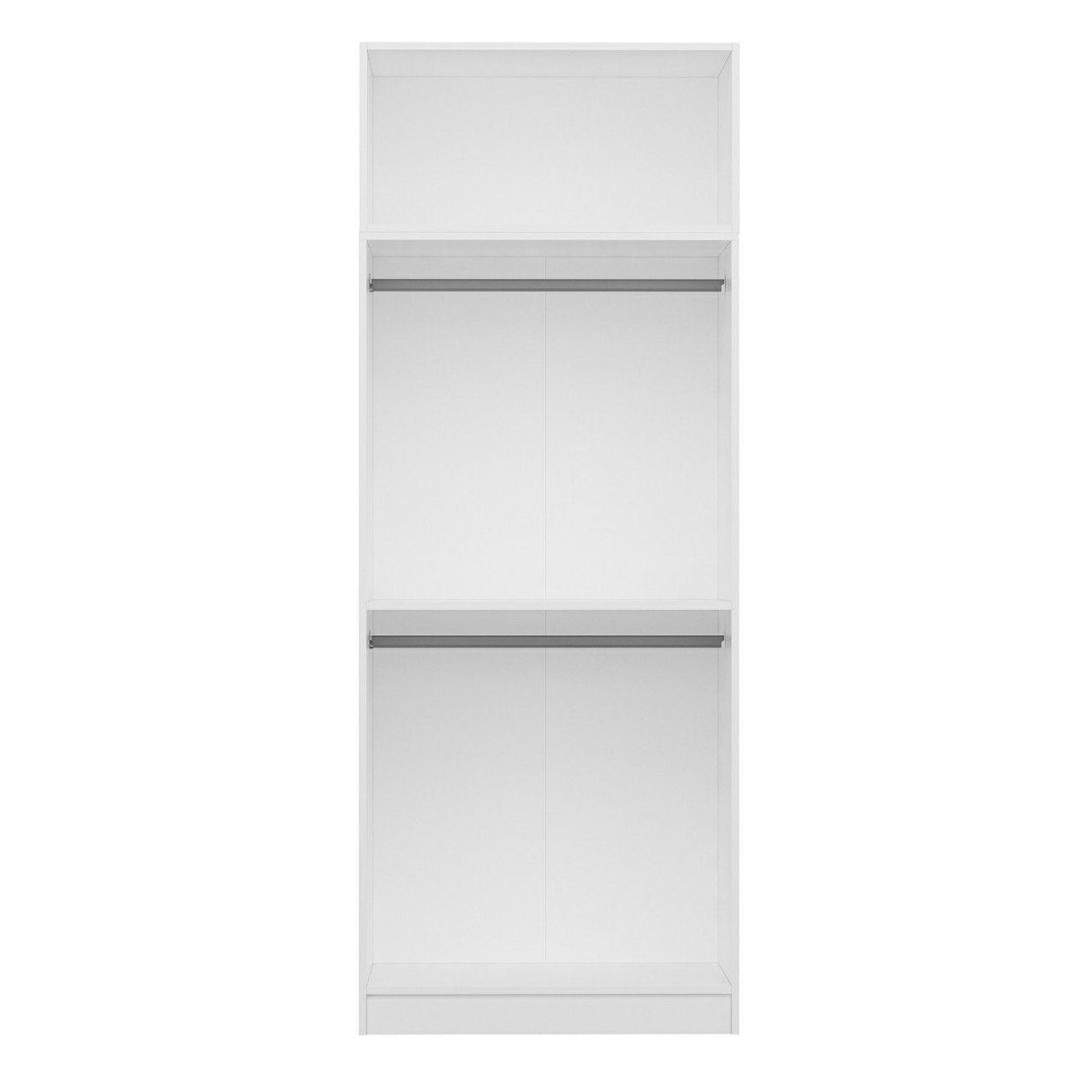 Dulap Haine Kale - 2221, Alb, 90x235x52 cm