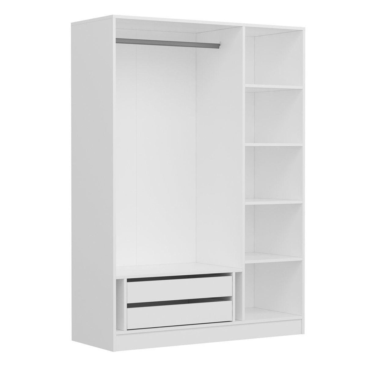 Dulap Haine Kale - 2252, Alb, 135x210x52 cm