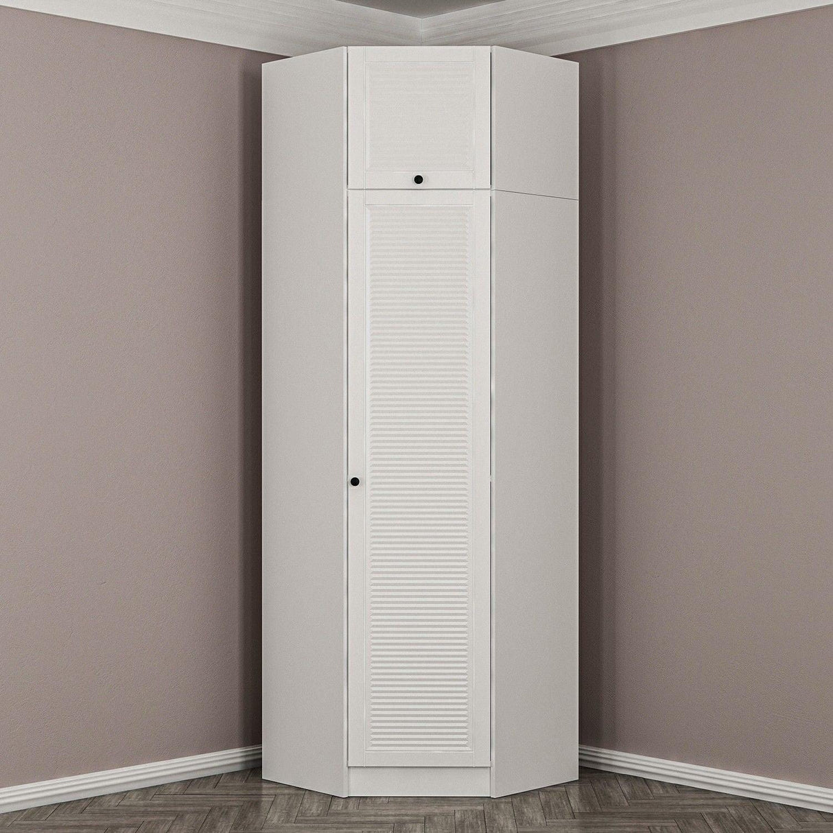 Dulap Haine Kale - 2305, Alb, 74x235x52 cm