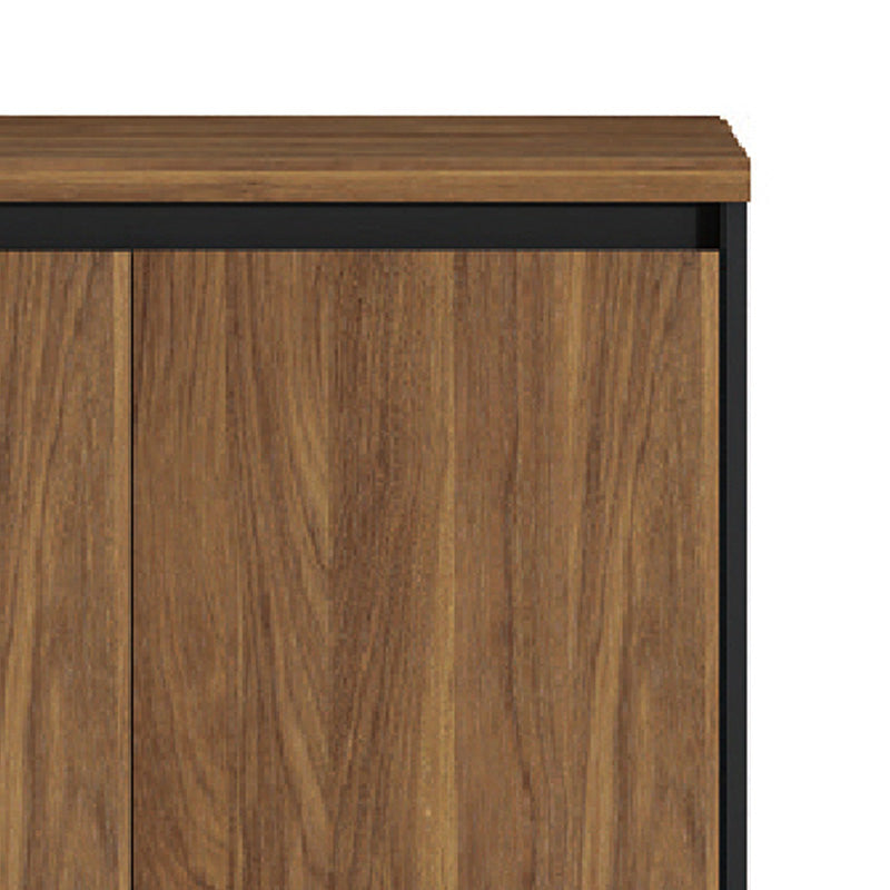 Dulap jos Oscar, nuc-antracit, 80x40x80 cm