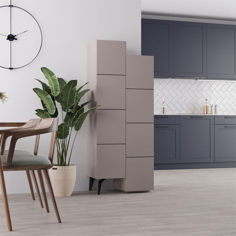 Dulap Multicolorfunctional Dulap romane Latte, Bej, 62x37x155 cm
