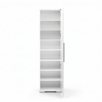 Dulap Multifunctional Adore Diamond, 8 rafturi, Usa reversibila, Alb, 50x187x35 cm, detaliu produs