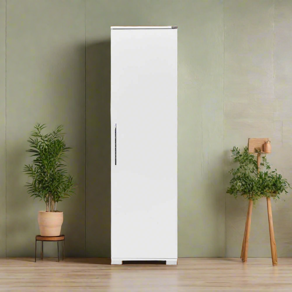 Dulap Multifunctional Adore Diamond, Usa reversibila, 5 rafturi, Alb, 45 x 169 x 32 cm