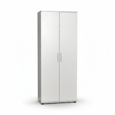 Dulap Multifunctional Adore Porto, 2 usi, 8 rafturi, Alb, 76x187x36 cm, detaliu produs