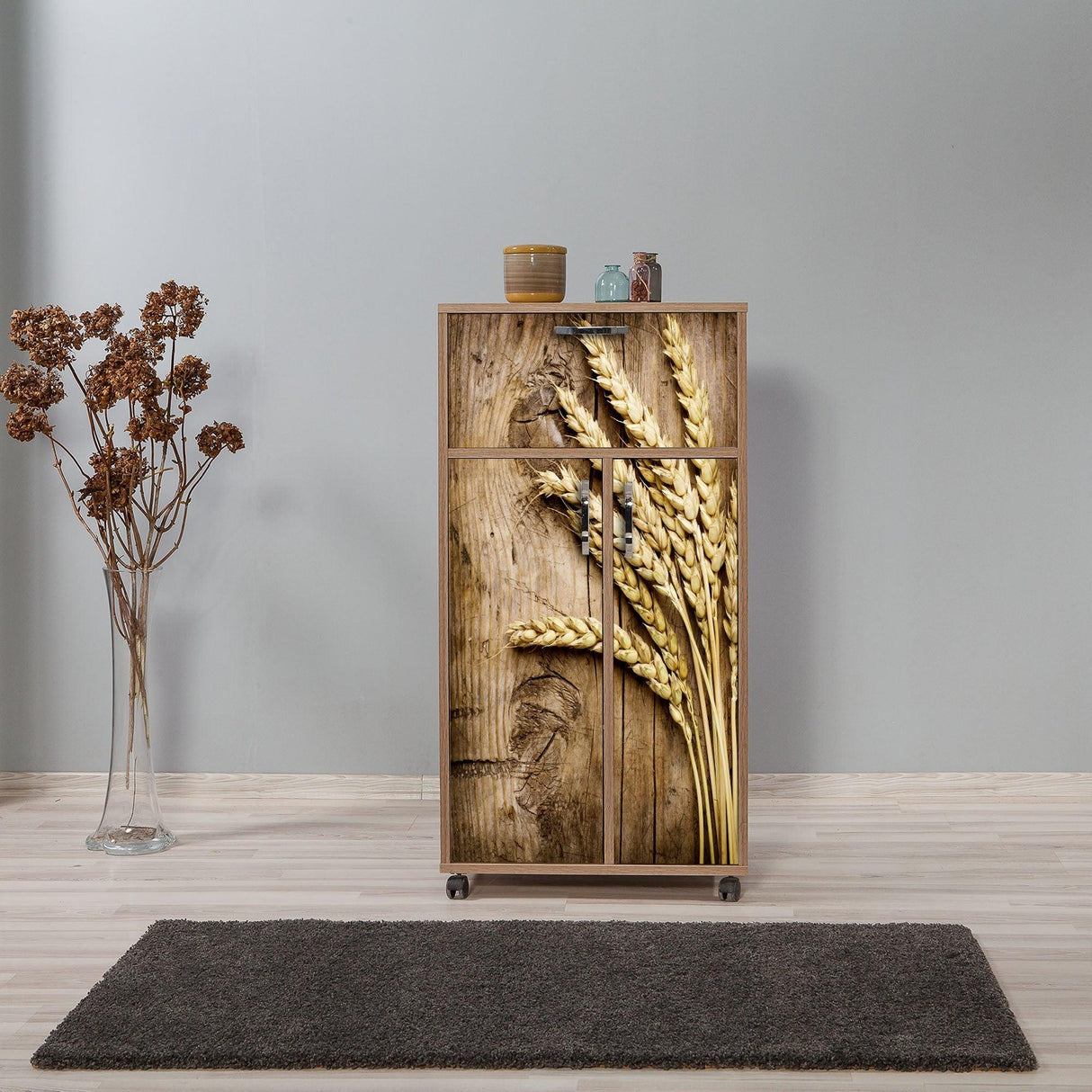 DULAP MULTIFUNCTIONAL Kiler - Multi Purpose Cabinet 1, Stejar Sonoma, 116x36x60 cm