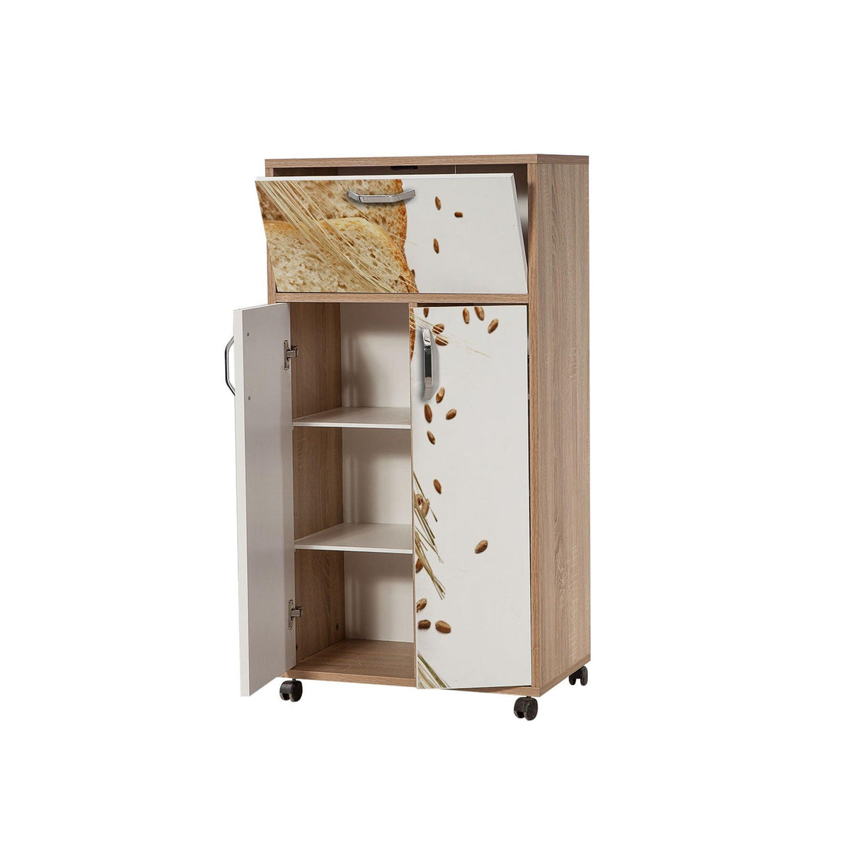 DULAP MULTIFUNCTIONAL Kiler - Multi Purpose Cabinet 2, Stejar Sonoma, 116x36x60 cm