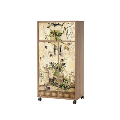 DULAP MULTIFUNCTIONAL Kiler - Multi Purpose Cabinet 3, Crem, 116x36x60 cm